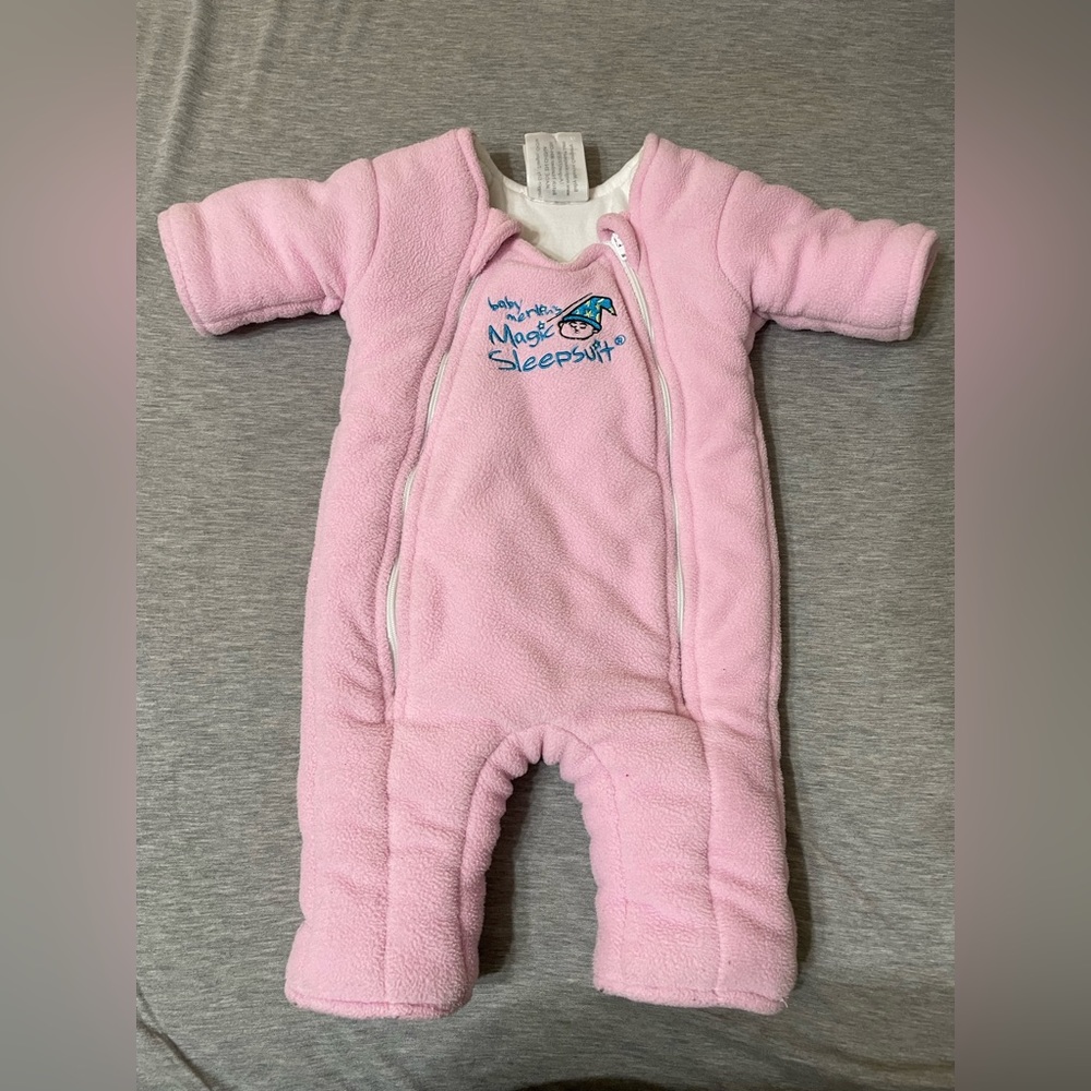 Baby Merlin’s Magic Sleepsuit - Pink 3-6 months